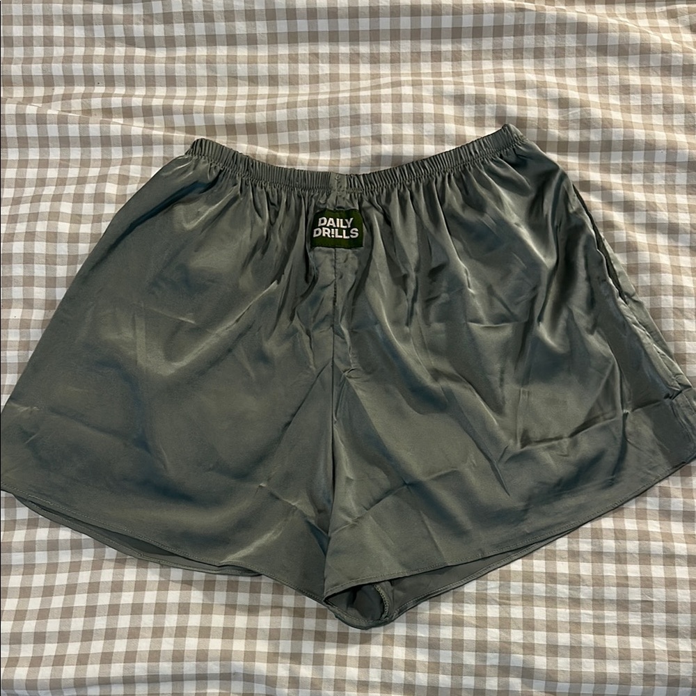 Daily Drills Silky Shorts - Small- Lagoon